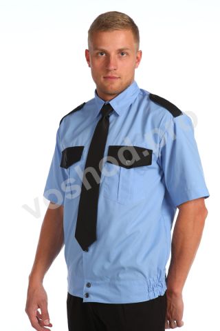 Рубашка охранника на резинке короткий рукав